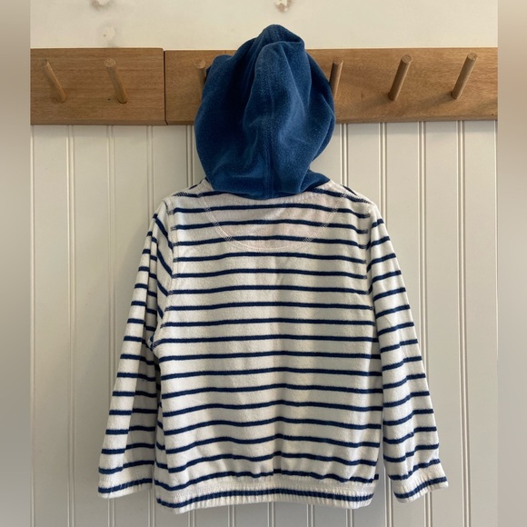 Hanna Andersson Terry Cloth Long Sleeve Zip Hoodie Swim Cover Up Beach 90 3T - Picture 7 of 8